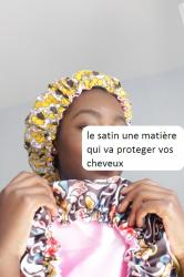 Bonnet en satin
