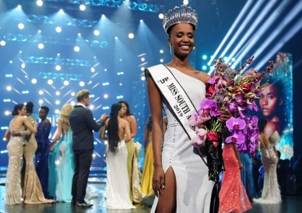 Zozibini Tunzi, Miss Afrique du Sud 2019