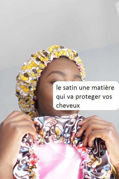 Bonnet en satin