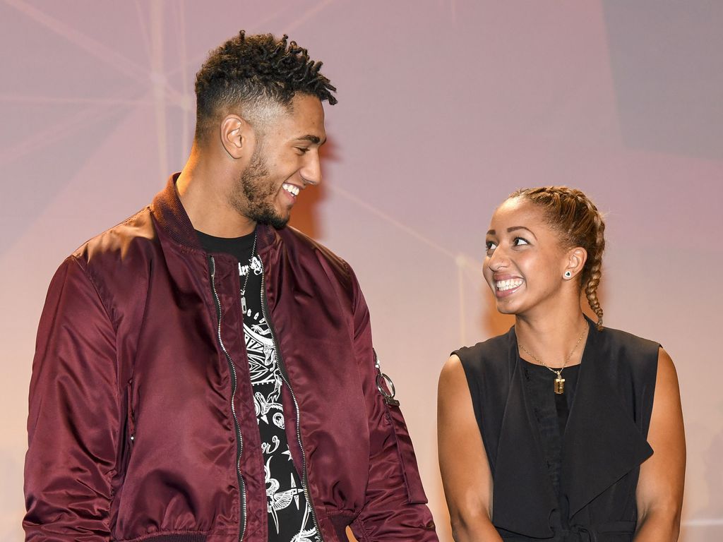 Info estelle mossely et tony yoka bientot parents estelle mossely et son compagnon tony yoka s width1024